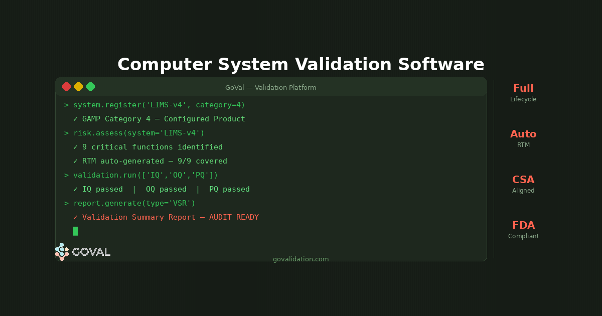 CSV Software 2026: How to Choose the Right Platform
