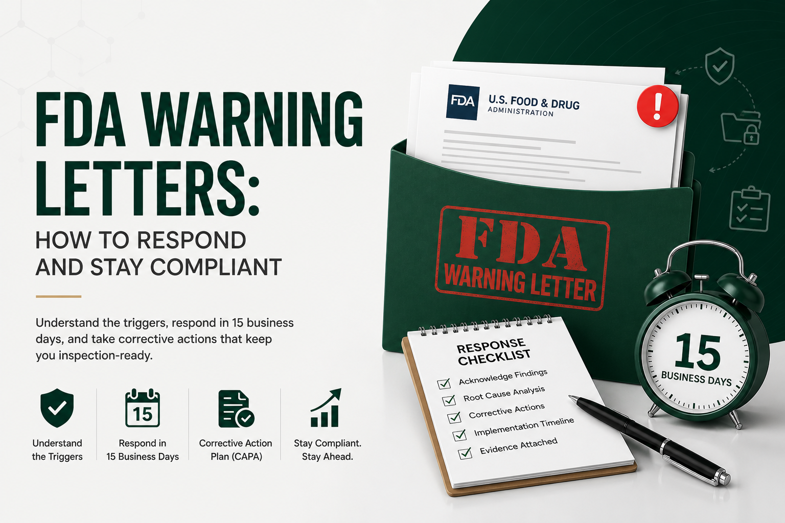 FDA Warning Letters: How to Respond and Stay Compliant